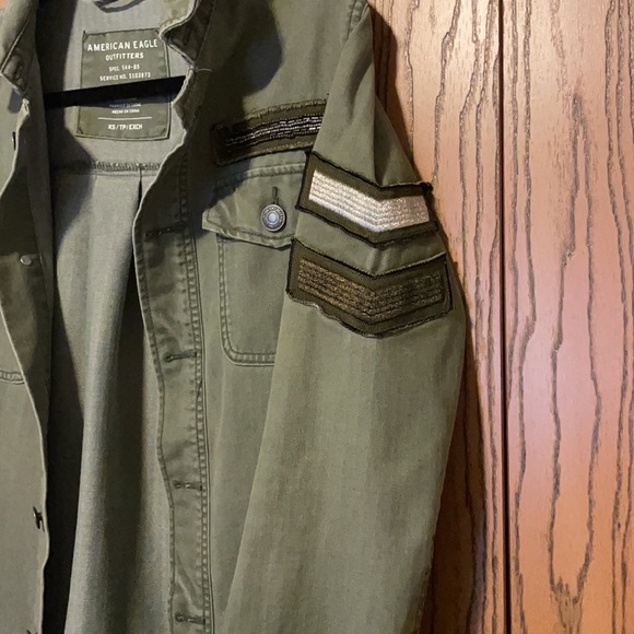 AEO Military Style Shacket. Perfect for fall! - Picture 3 of 4